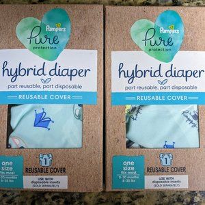 2 Pampers Hybrid Diaper Covers